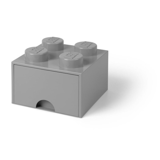 Cutie pătrată pentru depozitare LEGO®, gri