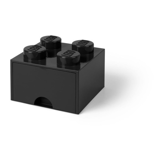 Cutie pătrată pentru depozitare LEGO®, negru