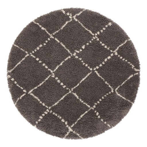 Covor Mint Rugs Hash, ⌀ 160 cm, gri