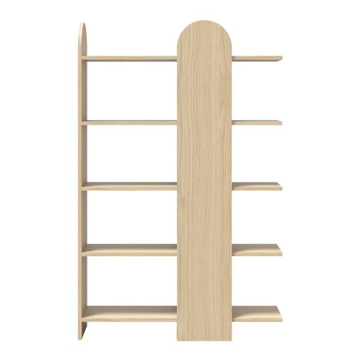 Bibliotecă cu aspect de lemn de stejar 112x175 cm Venice - TemaHome