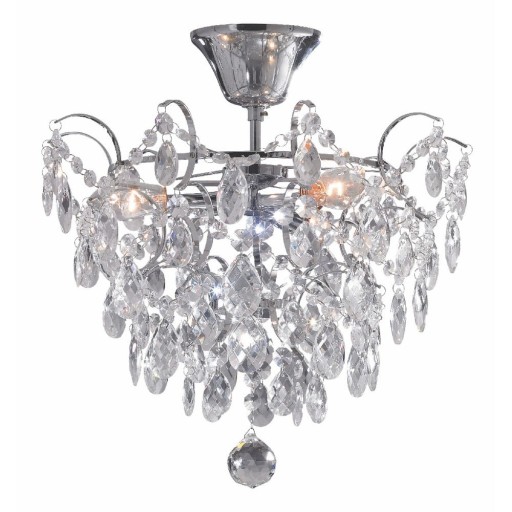 Lustră Markslöjd Rosendal, 36 cm, argintiu