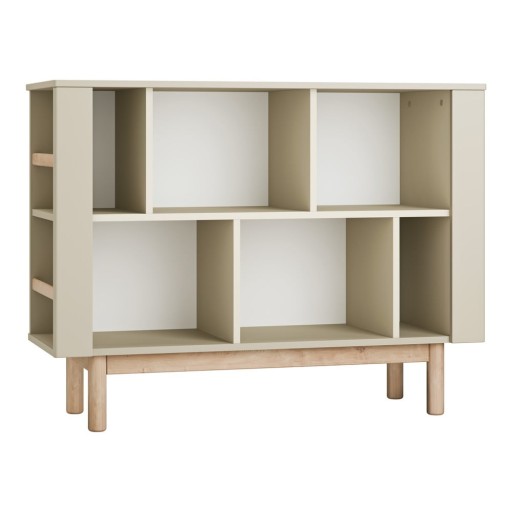 Bibliotecă pentru copii bej 120x40 cm Miloo – Pinio