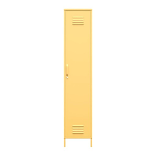 Dulap metalic galben Novogratz Cache, 38 x 185 cm