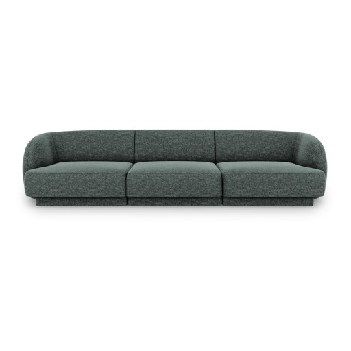 Canapea verde-închis 259 cm Miley – Micadoni Home