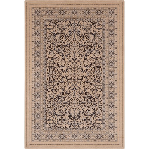 Covor bej din lână 133x180 cm Joanne – Agnella