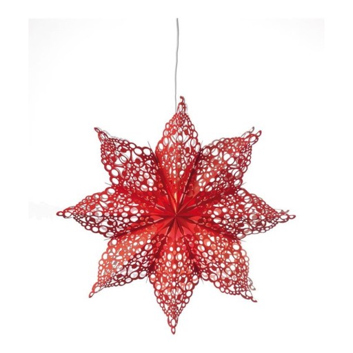 Decorațiune luminoasă suspendată Markslöjd Hall, ø 70 cm, roșu
