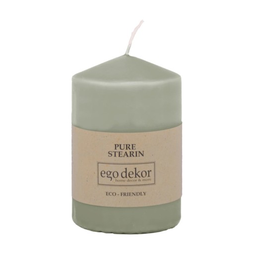 Lumânare Eco candles by Ego dekor Top, durată ardere 25 h, turcoaz