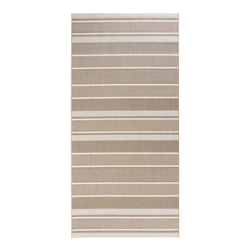 Covor de exterior NORTHRUGS Strap, 80 x 200 cm, bej