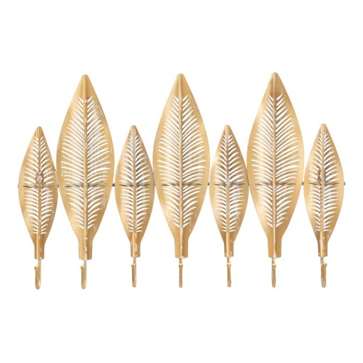 Cuier de perete auriu din metal Long Leaf – Mauro Ferretti