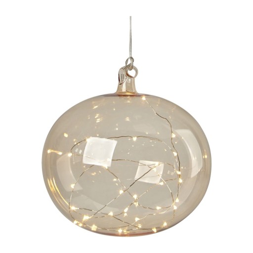 Decorațiune luminoasă portocalie ø 18 cm Lina – Markslöjd