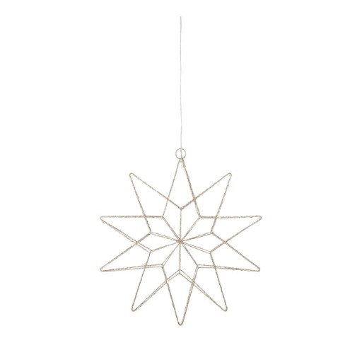 Decorațiune luminoasă aurie ø 31 cm cu model de Crăciun Gleam – Markslöjd