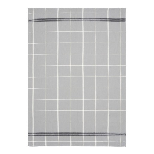 Prosop din bumbac pentru bucătărie Södahl Geometric, gri, 50 x 70 cm