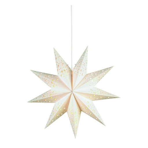 Decorațiune luminoasă albă ø 45 cm cu model de Crăciun Solvalla – Markslöjd