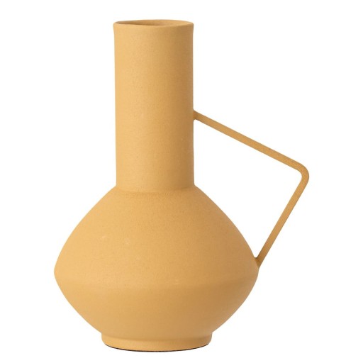 Vază din metal Bloomingville Irine, înălțime 21 cm, galben