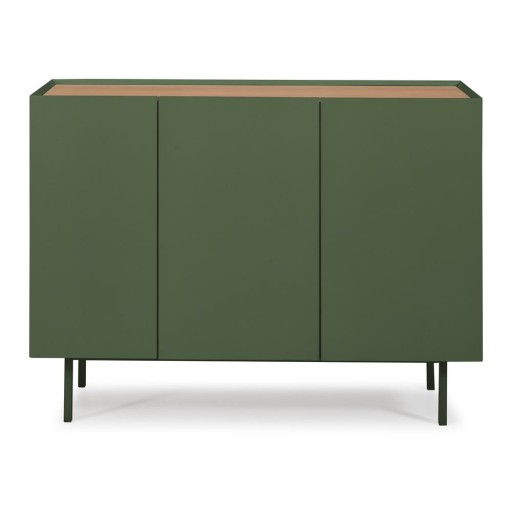Comodă Teulat Arista, lățime 110 cm, verde
