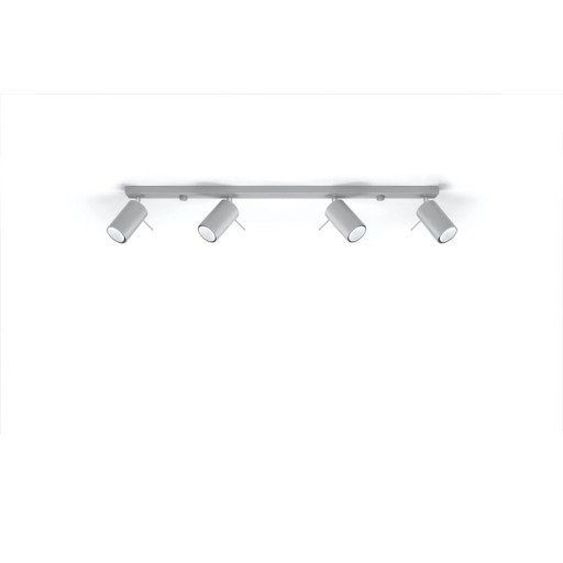 Plafonieră Nice Lamps Etna 4L, gri