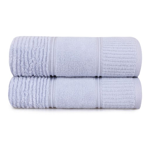 Set 2 prosoape din bumbac Foutastic Daniela, 50 x 90 cm, albastru deschis