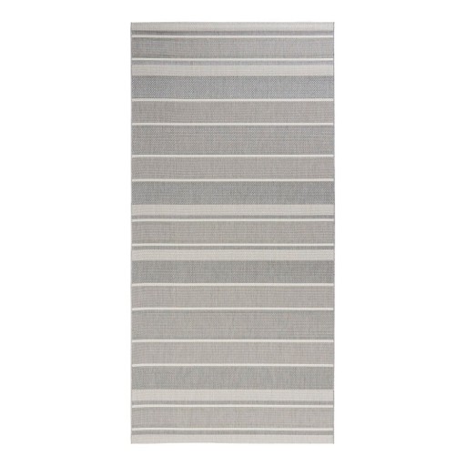 Covor de exterior NORTHRUGS Strap, 80 x 200 cm, gri