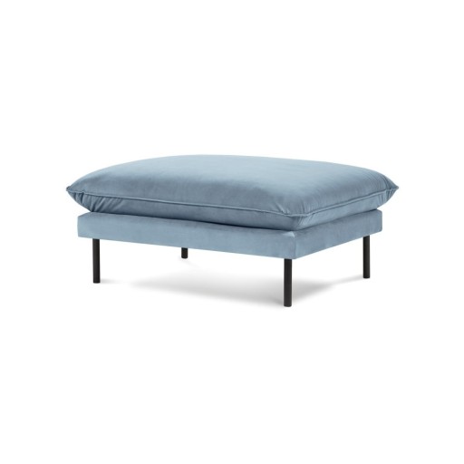 Taburet Cosmopolitan Design Vienna, 100 x 80 cm, albastru deschis