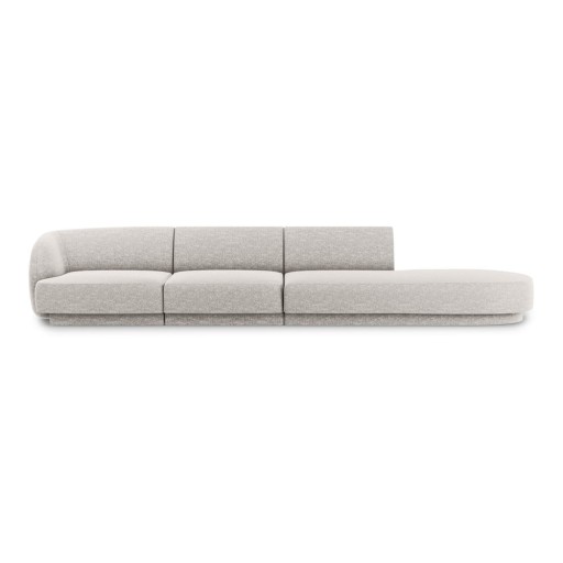 Canapea gri deschis 302 cm Miley – Micadoni Home