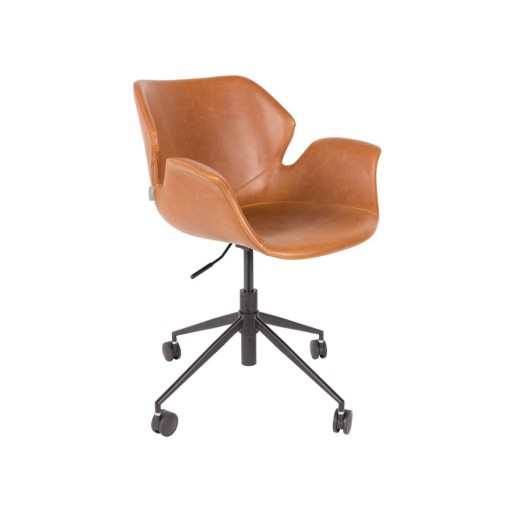 Scaun birou Zuiver Office Chair Nikki, maro