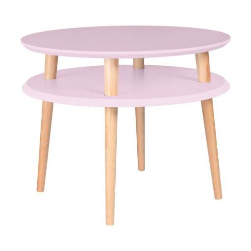 Măsuță de cafea Ragaba UFO Ø 57 cm, roz