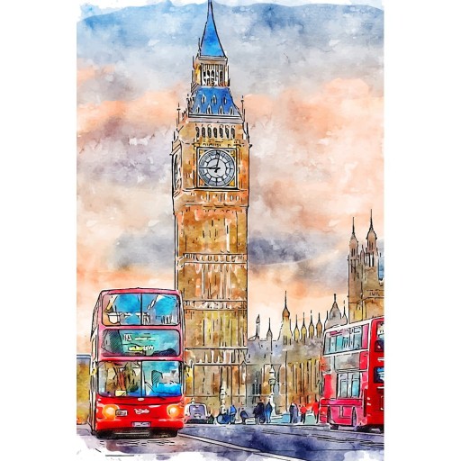 Tablou 60x90 cm London – Fedkolor