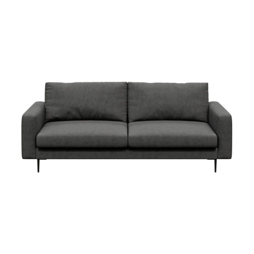 Canapea devichy Levie Glam, 222 cm, gri închis