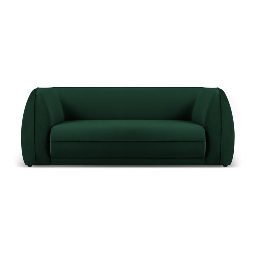 Canapea verde cu tapițerie din catifea 190 cm Lando – Micadoni Home