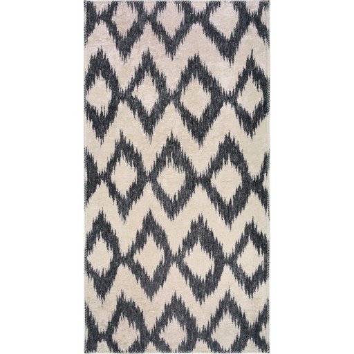 Covor tip traversă alb/albastru lavabil 80x200 cm – Vitaus