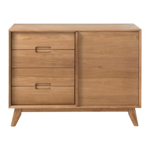 Comodă cu aspect de lemn de stejar Unique Furniture Rho