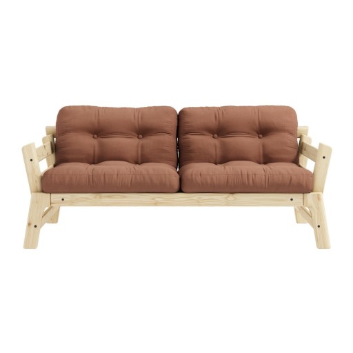 Canapea variabilă Karup Design Step Natural Clear/Clay Brown