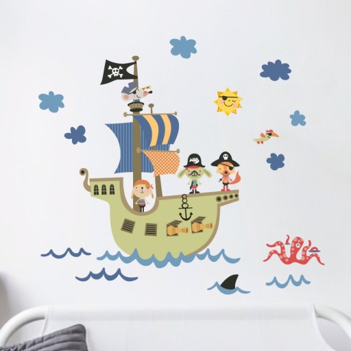 Autocolant de perete Ambiance Pirate Ship