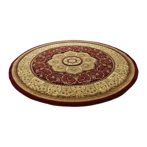 Covor Think Rugs Heritage, ⌀ 150 cm, roşu