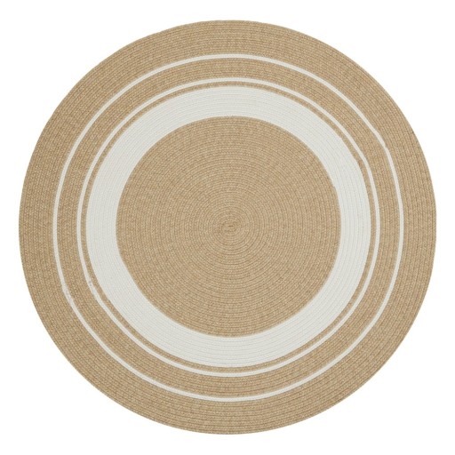 Covor rotund de exterior în culoare naturală ø 150 cm - NORTHRUGS