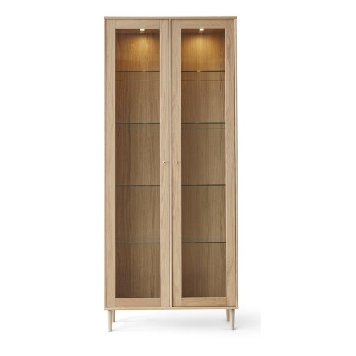 Vitrină cu iluminare cu aspect de stejar 89x206 cm Mistral - Hammel Furniture