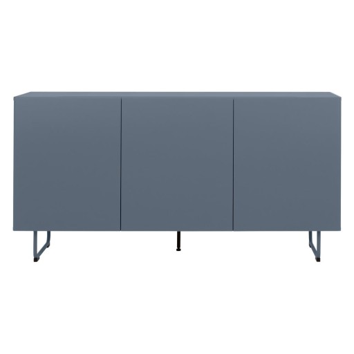 Comodă albastră-gri joasă 164x83 cm Parma – Tenzo