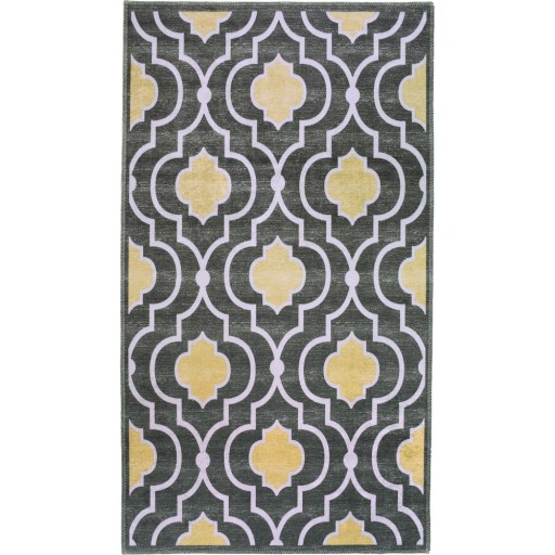 Covor galben/gri lavabil 230x160 cm - Vitaus