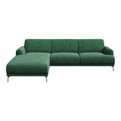 Colțar cu șezlong pe partea stângă MESONICA Puzo, verde