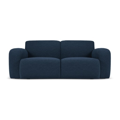 Canapea albastru-închis cu tapițerie din stofă bouclé 170 cm Molino – Micadoni Home