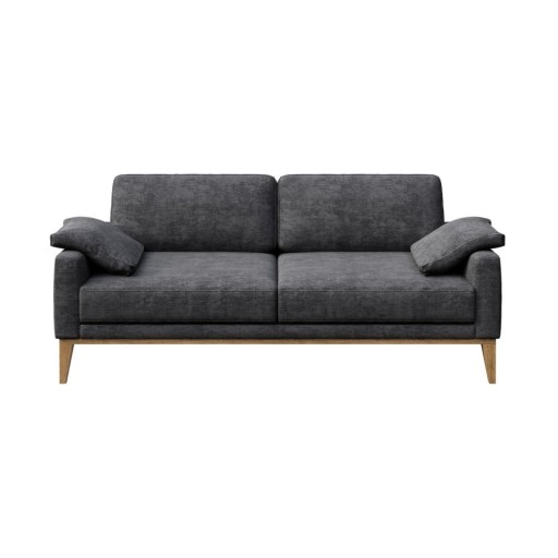 Canapea MESONICA Musso, gri închis, 173 cm