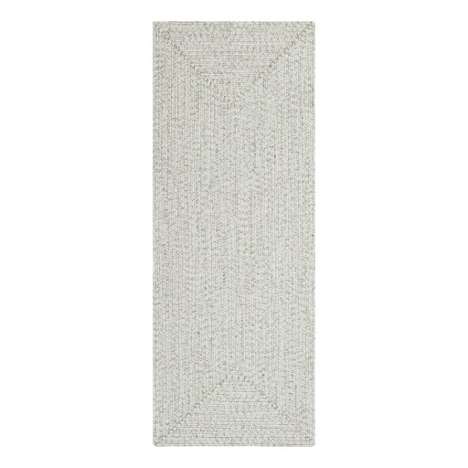 Covor alb/bej de exterior 200x80 cm - NORTHRUGS