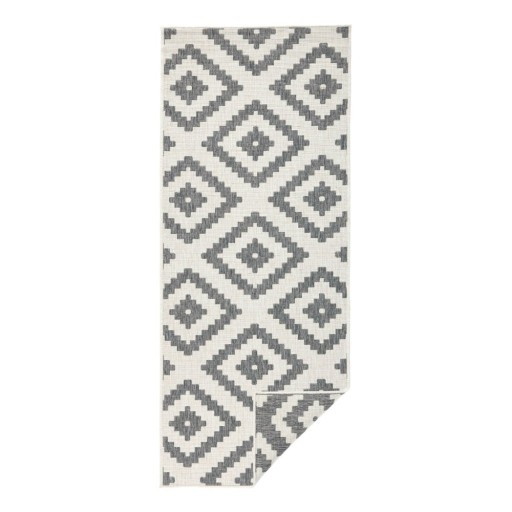 Covor pentru exterior NORTHRUGS Malta, 80 x 250 cm, gri