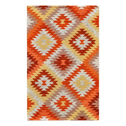Covor tip traversă portocaliu lavabil 55x140 cm Avana Arancio – Floorita