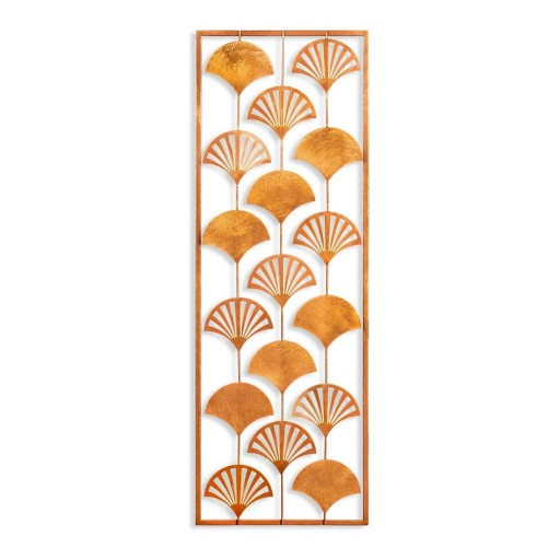 Decorațiune de perete din metal 32x90 cm Gingko – Wallity