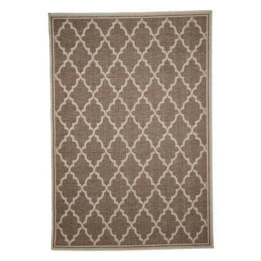 Covor adecvat pentru exterior Floorita Intreccio Natural, 200 x 290 cm, maro