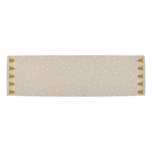 Napron de masă din bumbac 40x140 cm cu model de Crăciun Gold Tree – Butter Kings