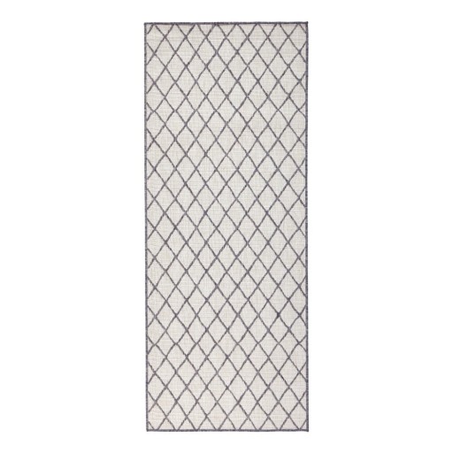 Covor adecvat pentru exterior NORTHRUGS Malaga, 80 x 250 cm, gri - crem