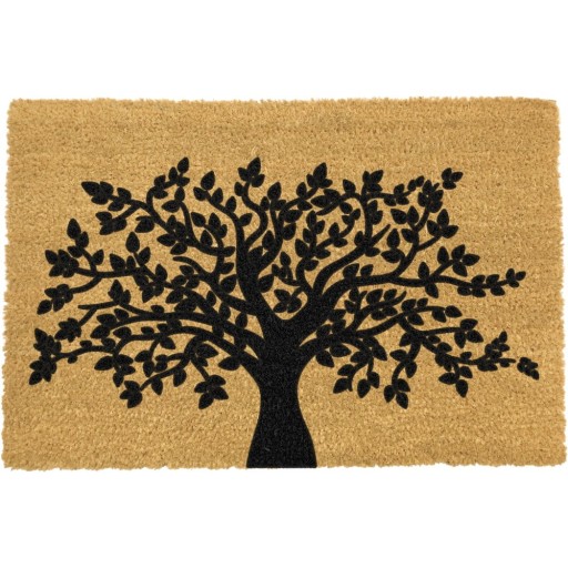 Covoraș intrare din fibre de cocos Artsy Doormats Tree of Life, 40 x 60 cm