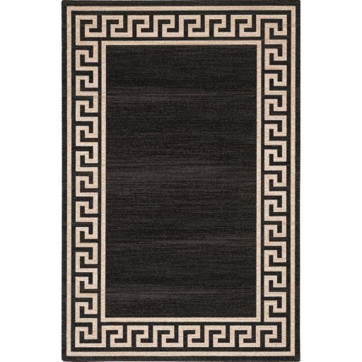 Covor gri închis din lână 133x180 cm Cesar – Agnella